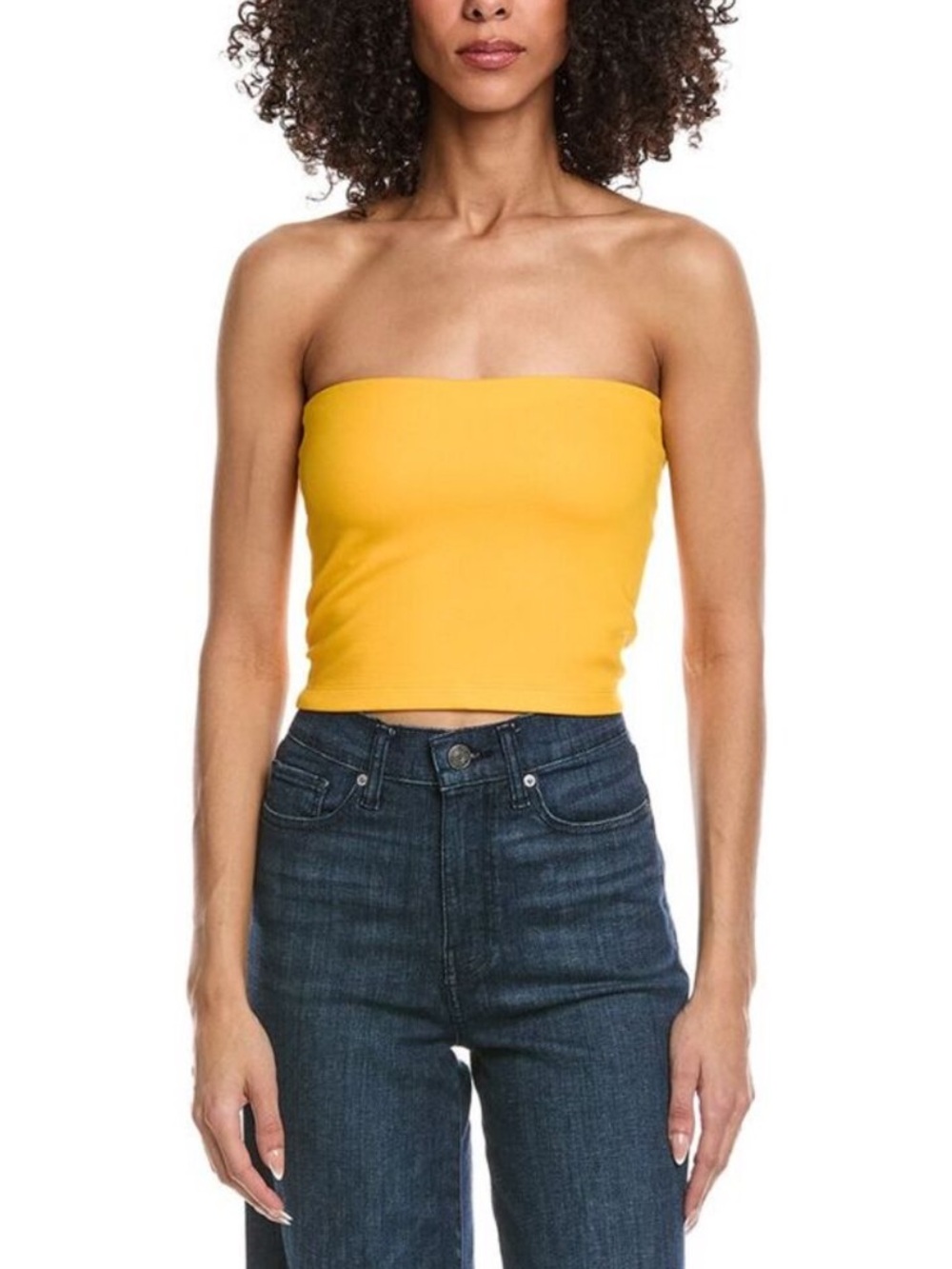 LESET Rio Bandeau Yellow Size S NWT